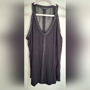 Rock & república womens tank top size small lighweight gothcore whymsygoth boho